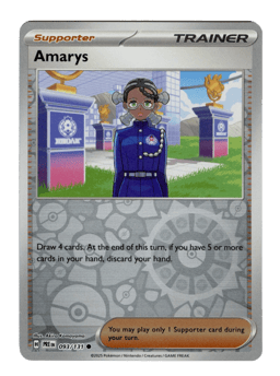 2025 Amarys #93 Prismatic Evolutions