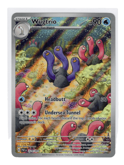 2024 Wugtrio #224 Paldean Fates