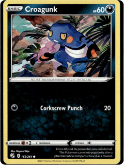 2021 Croagunk #165 Fusion Strike
