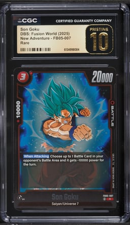 2025 Dragon Ball Super Fusion World New Adventure Son Goku #FB05-007 CGC 10 PRISTINE