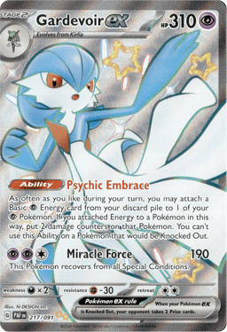 2024 Gardevoir ex #217 Paldean Fates