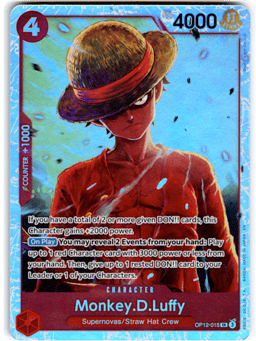 2025 Monkey.D.Luffy (foil) #15 Legacy of the Master