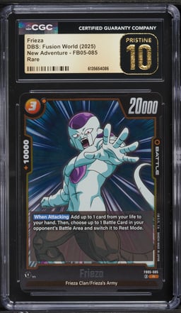 2025 Dragon Ball Super Fusion World New Adventure Frieza #FB05-085 CGC 10 PRISTINE