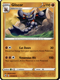 2021 Gliscor #141 Fusion Strike