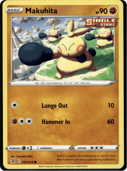 2021 Makuhita #142 Fusion Strike