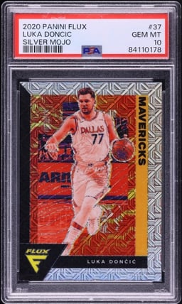 2020 Panini Flux Silver Mojo Luka Doncic #37 PSA 10 GEM MINT