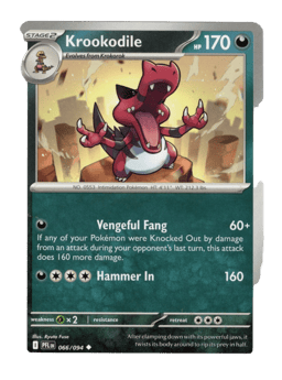 2025 Krookodile #66 Phantasmal Flames