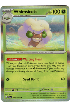 2025 Whimsicott #8 Prismatic Evolutions