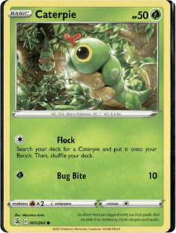 2021 Caterpie #1 Fusion Strike