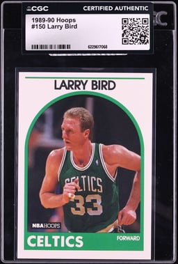 1989 Hoops Larry Bird #150 CGC AUTH