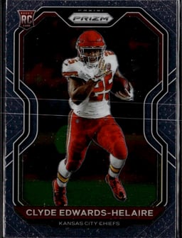 2020 Clyde Edwards Helaire #328 Prizm