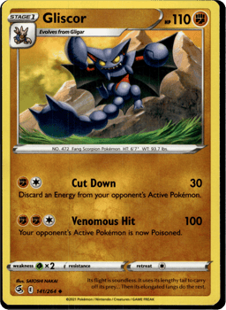 2021 Gliscor #141 Fusion Strike