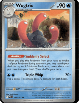 2023 Wugtrio #53 Paradox Rift
