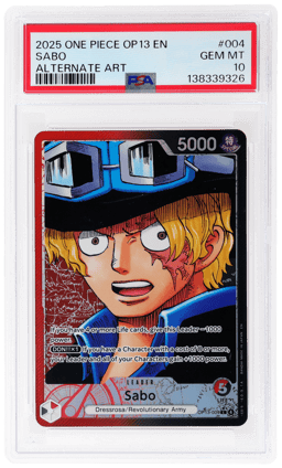 2025 One Piece Carrying On His Will Alternate Art Sabo #OP13004 PSA 10