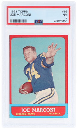 1963 Topps Joe Marconi #66 PSA 7