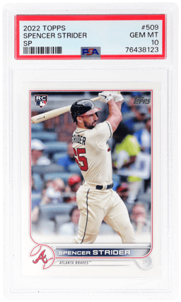 2022 Topps Variation Spencer Strider #509 PSA 10