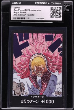 2024 One Piece Japanese Royal Blood Alt Art Don!! CGC AUTH