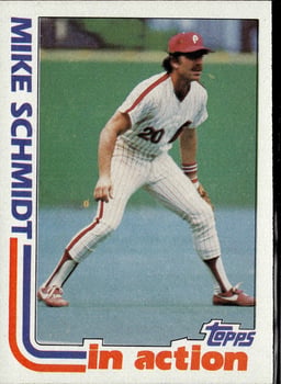 1982 Mike Schmidt #101 In Action