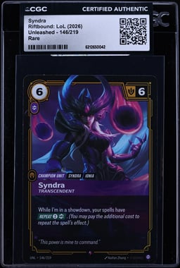 2026 Riftbound: LoL Unleashed Syndra #146 CGC AUTH