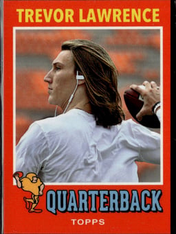 2021 Trevor Lawrence #12 1971 Topps Football
