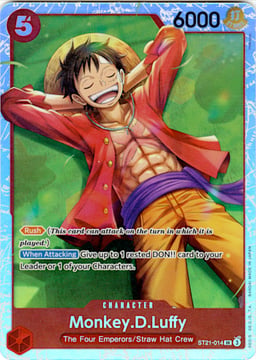 2025 Monkey.D.Luffy (foil) #14 EX Gear 5