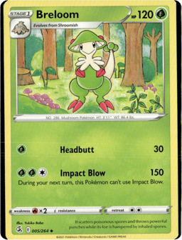 2021 Breloom #5 Fusion Strike