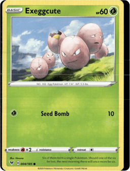 2020 Exeggcute #4 Vivid Voltage