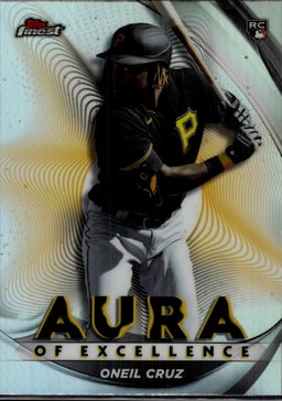 2022 Oneil Cruz #AE-OC Topps Finest Aura of Excellence