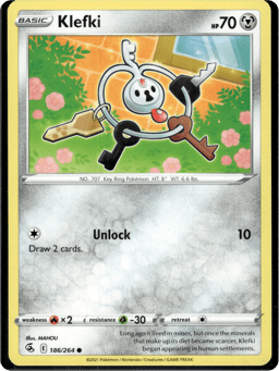 2021 Klefki #186 Fusion Strike