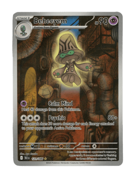 2025 Beheeyem #121 Black Bolt