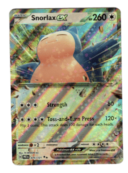 2025 Snorlax ex #76 Prismatic Evolutions