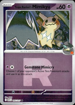 2026 Team Rocket's Mimikyu #97 Ascended Heroes