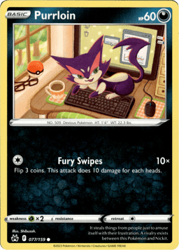 2023 Purrloin #77 Crown Zenith