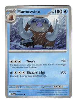 2025 Mamoswine #25 Phantasmal Flames