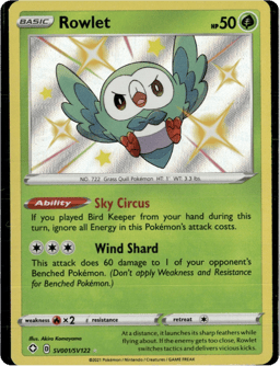 2021 Rowlet #SV001 Shining Fates