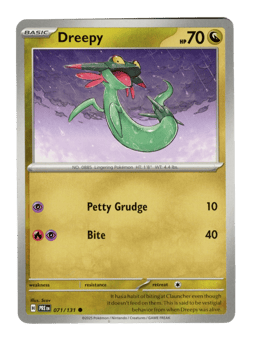 2025 Dreepy #71 Prismatic Evolutions
