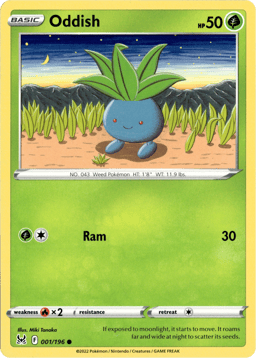 2022 Oddish #1 Lost Origin