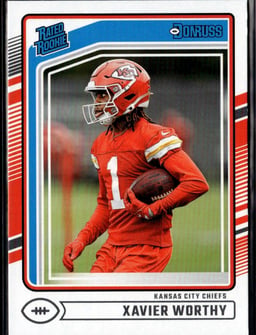2024 Xavier Worthy #398 Donruss