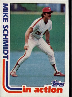 1982 Mike Schmidt #101 In Action