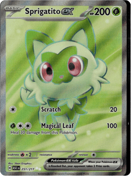 2026 Sprigatito ex #251 Ascended Heroes