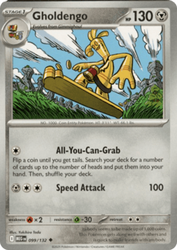 2025 Gholdengo #99 Mega Evolution