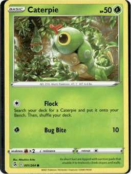 2021 Caterpie #1 Fusion Strike