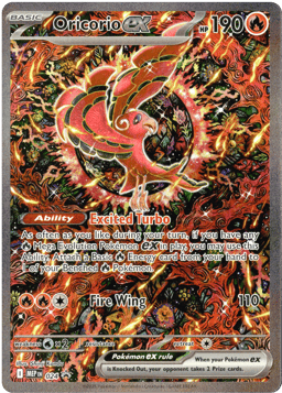 2025 Oricorio ex #24 Mega Evolution Black Star Promos