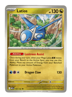 2025 Latios #101 Mega Evolution