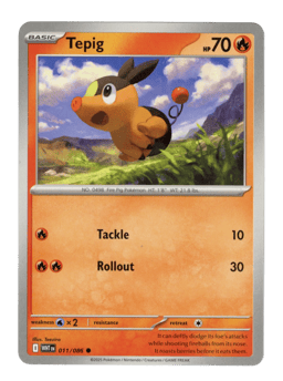 2025 Tepig #11 White Flare