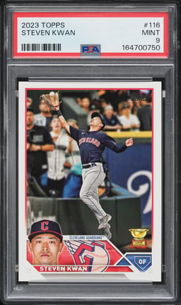 2023 Topps Steven Kwan #116 PSA 9 MINT