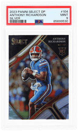 2023 Panini Select Draft Picks Silver Anthony Richardson #104 PSA 9