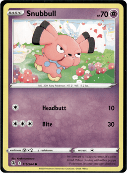2021 Snubbull #115 Fusion Strike