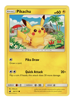 2017 Pikachu #30 Crimson Invasion
