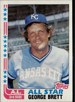 1982 George Brett #549 Topps
